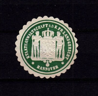 422427/ Siegelmarke   Staatsanwaltschaft b. d. K. Pr. Landgericht Hannover