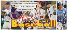 2022 Topps Heritage High Number Complete Set-200 Card Base Set, 25 SPs  IN STOCK
