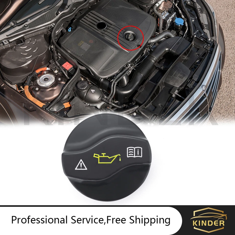 Tapa de llenado de aceite para Mercedes Benz W164 R171 W203 W204 W207 W209 W211 W212 Foto 3 de 4