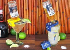 CORONITA RITA Bottle Holder Clips- Margarita Glass Cocktail *Pick your Quantity*