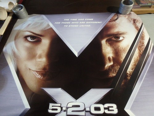"XMEN 2" 2003 HALLE BERRY ORIGINAL D/S  ROLLED  ONE SHEET POSTER !