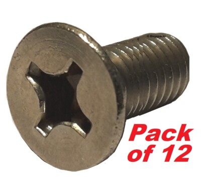 BMW Motorcycles Master Cylinder Cover Screws - M4 x 12mm - A2 Stainless (x12)
