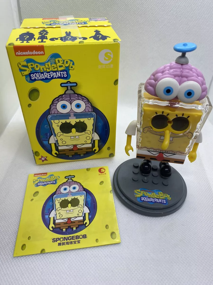 SPONGEBOB FLYING BRAIN BRICKS SERIES BY TOP TOY - SpongeBob Open Blind Box