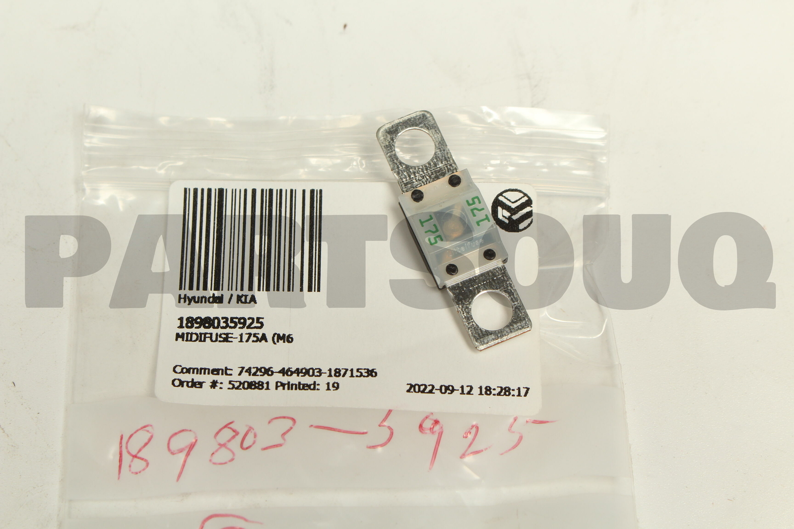 1898035925 Genuine Hyundai / KIA MIDIFUSE-175A (M6) | eBay