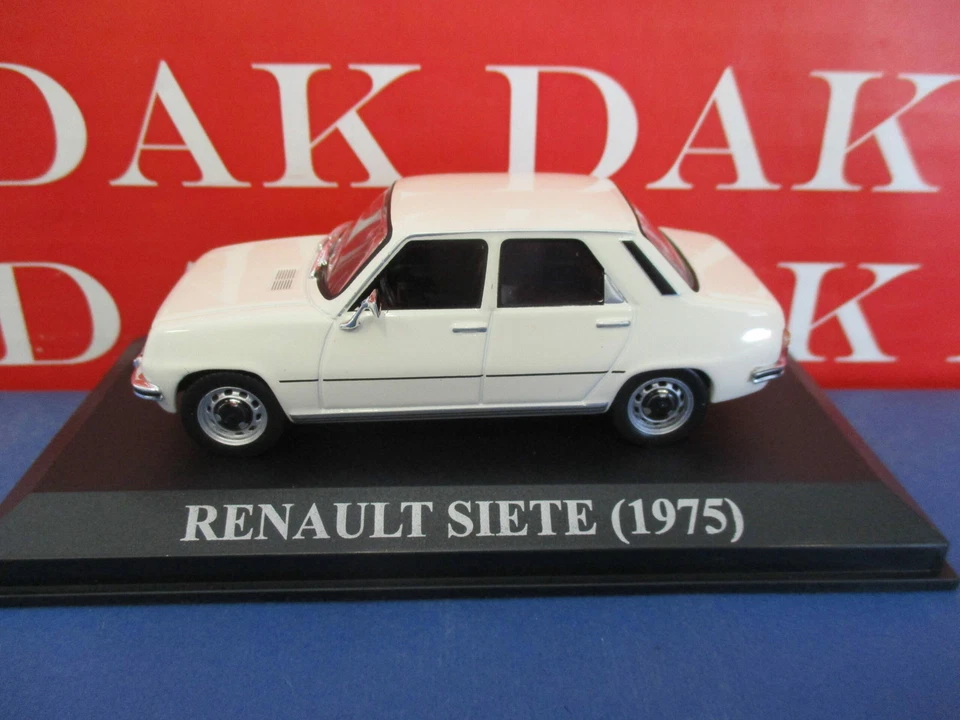 Die cast 1/43 Modellino Auto Renault 7 TL 1975 bianco - Immagine 2 di 4