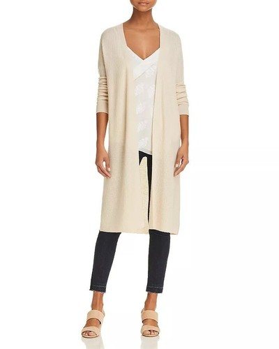 Theory Torina Kaschmir Strickjacke creme beige Gr. Small Waffelstrick Pullover - Bild 5 von 13