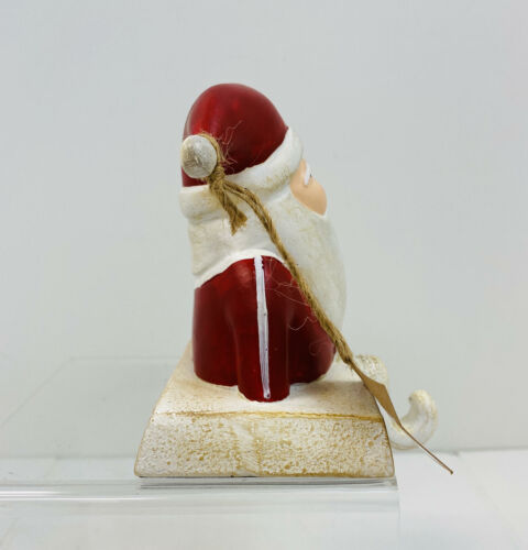 Park Designs Santa Stocking Hanger Resin Home Christmas Decor for Mantel~Shelf - Picture 3 of 5