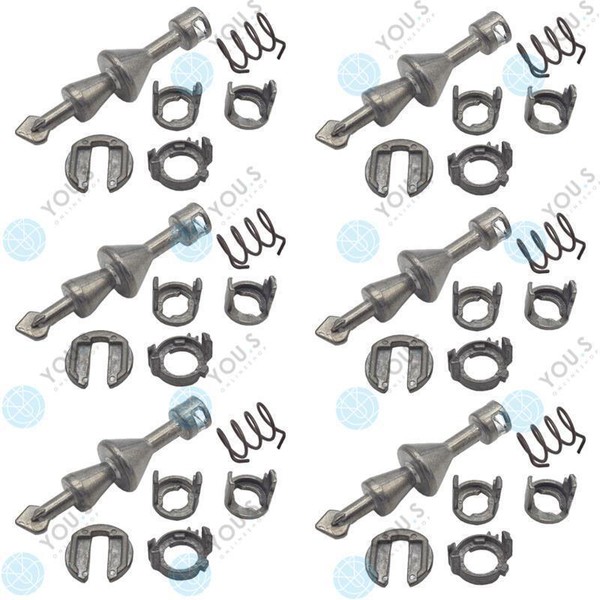 6 Set You.S Reparatur Verriegelung Excenter Beifahrerseite FüR BMW 3 Coupe E92-image