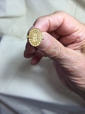 Korean War Veteran Gold-Colored Tie Tack Lapel Pin Made in USA