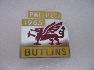 Butlins Pwllheli 1965 Holiday Badge