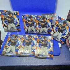 2023 Bowman's Best 7 CARD LOT COLIN HOUCK TOP PROSPECT REFRACTOR & BASE  NY METS