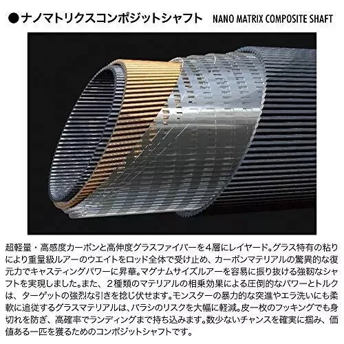 Megabass VALKYRIE VKC-68M-4 WORLD EXPEDITION 4pcs Casting Rod 6ft 8in - Image 3 of 4