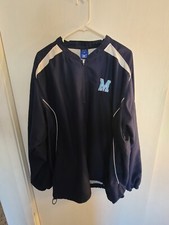 Men?s. Mizuno 1/4 Zip jacket. Baseball/Softball. Size XL.  Embroidered M. Summer