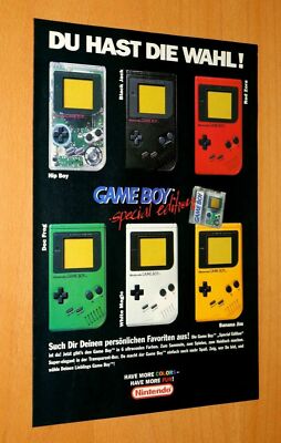 Nintendo Game Boy Special Edition Hip Boy Red Zora Black Jack ect