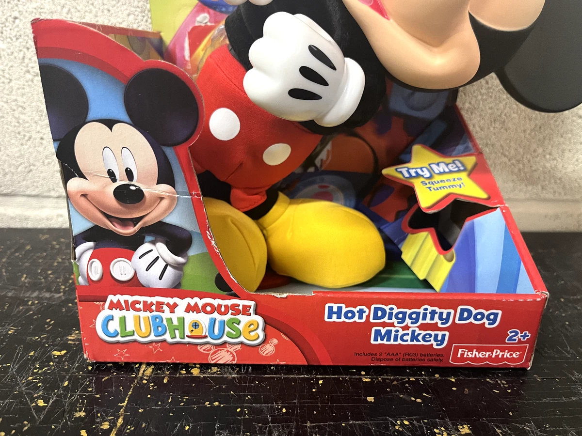 Fisher-Price Mickey Mouse Clubhouse Hot Diggity Dog Mickey NEW DAMAGED  PACKAGING