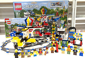 Lego 10244 Fairground Mixer Ride Carnival - Box & Instructions - 100% Complete!