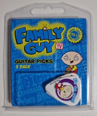 5 Stück Gitarren Plektrum Plek Guitar Pick Family Guy Set Nr.2 grover allman