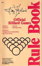 Collectible/Very Scarce-Official Billiard Games Rule Book-1977