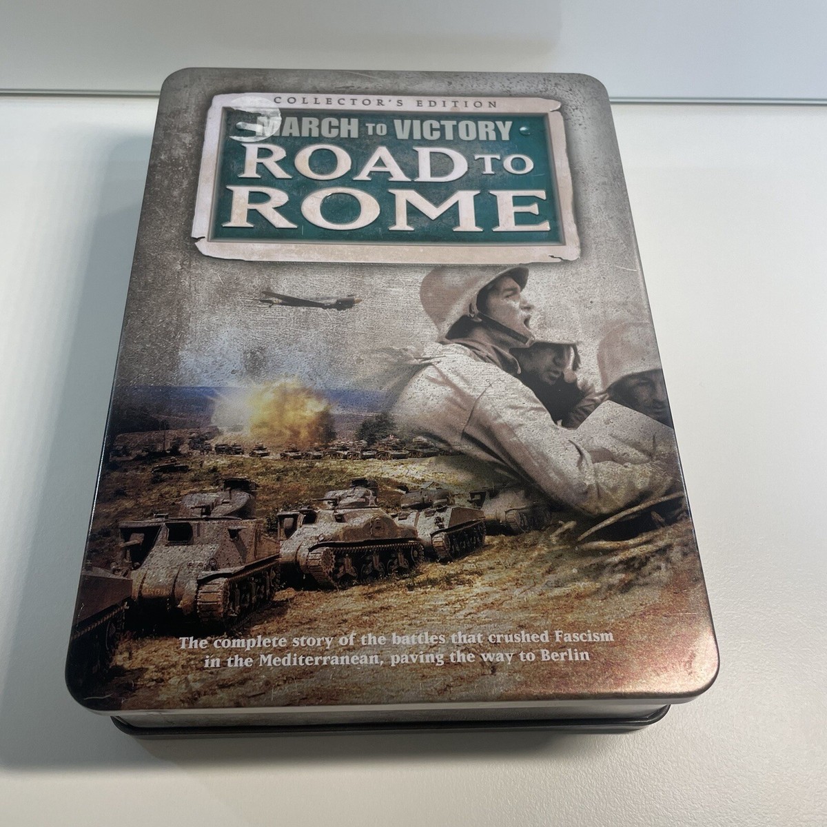 Road to Rome March to Victory Collector's Edition DVD set Tin Box