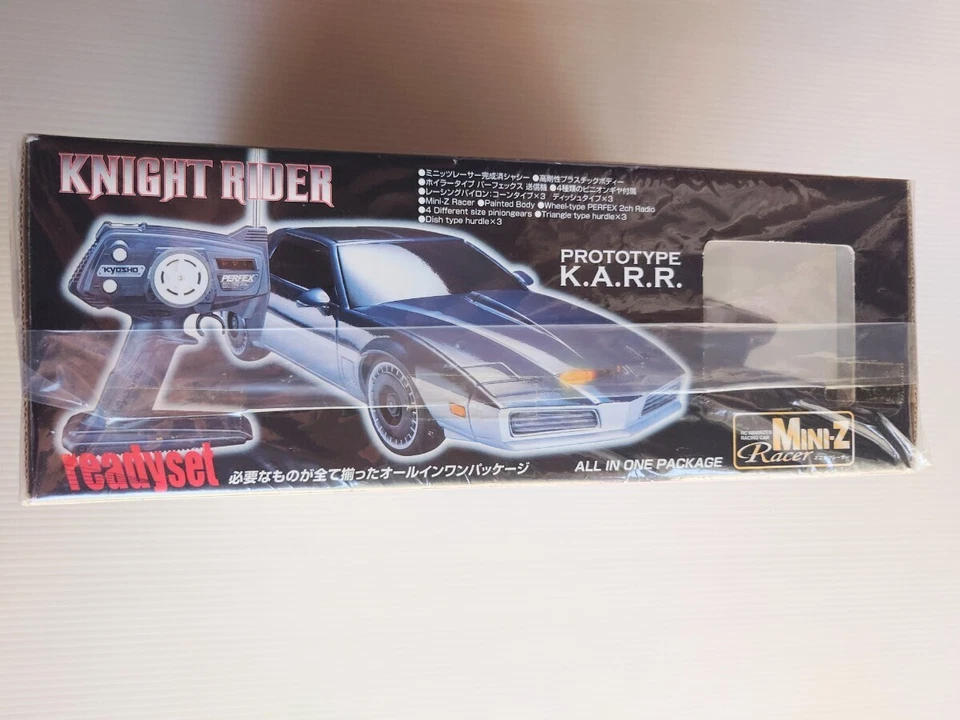 Kyosho KNIGHT RIDER PROTOTYPE K.A.R.R. RC MINI-Z Racer LIMITED With Box Used - Image 4 of 4