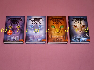 Warrior Cats 2.Staffel Die neue Prophezeiung 4 Bände (Erin Hunter) _ Gebunden