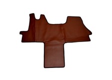 Glatt Fußmatten Braun Eco-Leder für Boxer 2 Citroen Jumper 2 Fiat Ducato 3 VAN
