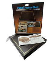 NEW OLD STOCK 1980s Photo Treasure Chest Album Sears Best Holds 200 3x5" Photos