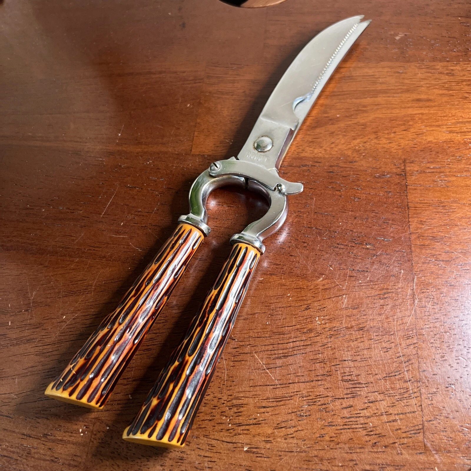 Vintage Regent Serrated Poultry Shears Scissors Italy Stainless Blades
Opens in a new window or tab