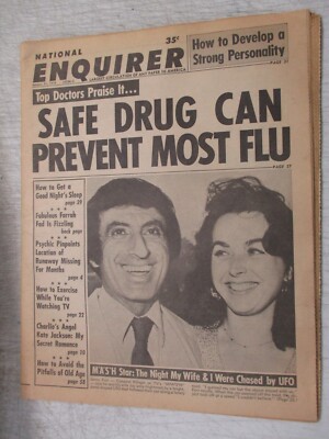 NATIONAL ENQUIRER MAGAZINE JANUARY 31, 1978 MASH JAMIE FARR FARRAH