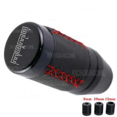 Momo Ultra Graffiti Shift Knob – Aluminum & Leather Manual Gear Stick (Universal)