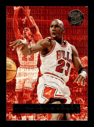 1995-96 Ultra #3 Michael Jordan Double Trouble Gold Medallion