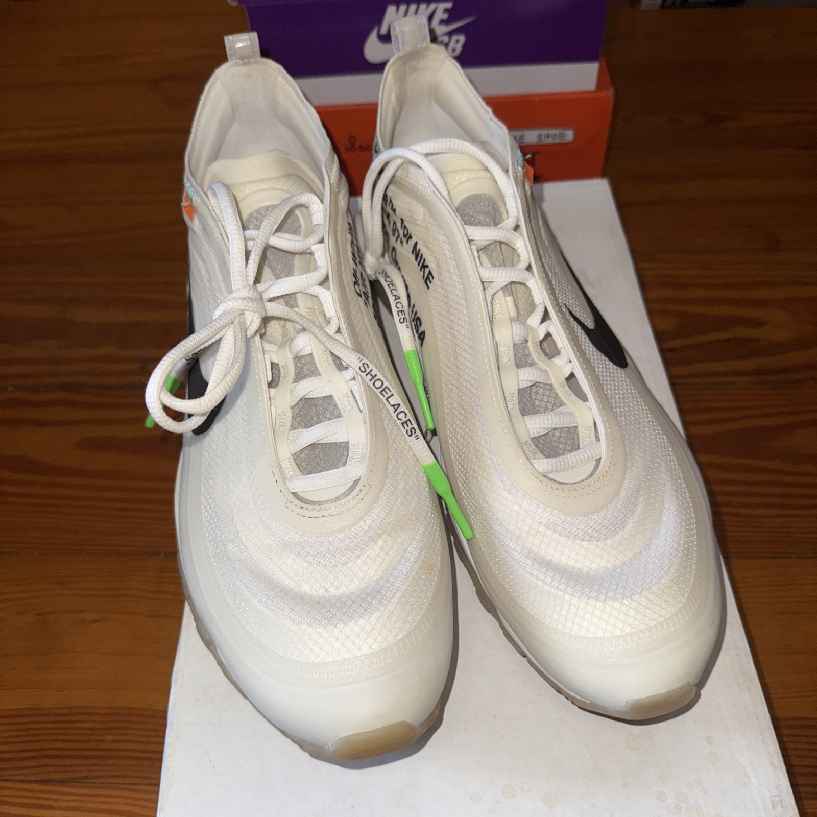 OFF WHITE X NIKE Taglia 11 5 Nike Off White x Air Max 97 OG The Ten