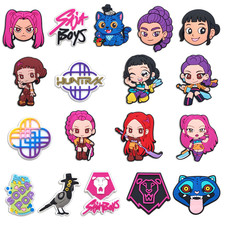 Kpop Demon Hunters Shoe Charms for Clogs Ghost Shoe Decoration Premium Quality P