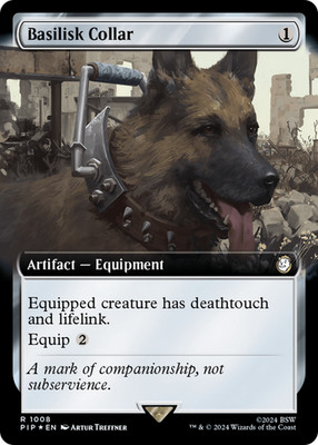 Basilisk Collar (Extended Art) (Surge Foil) - Fallout: (Extended Art) Foil