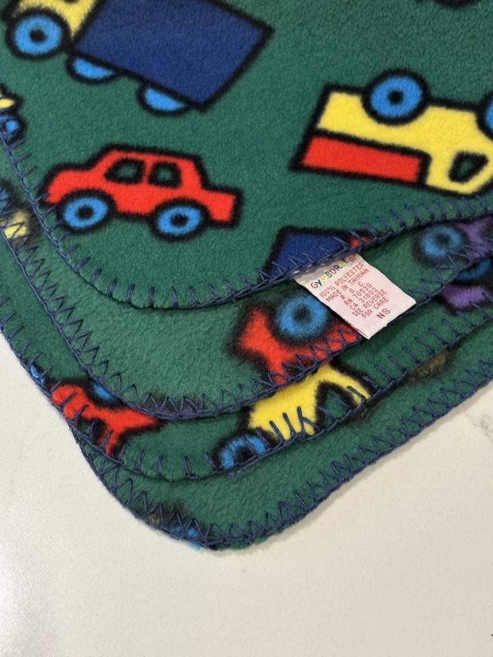 Manta polar vintage Gymboree Autobahn Cars niño bebé Foto 4 de 4