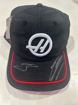 Official MoneyGram Haas F1 Team Signed Hat   Driver Autographs   Won from Caesar
