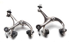 Shimano 600 F/R Brake Caliper Set BR-6208 Side-Pull 39-49 Black Jagwire Pads