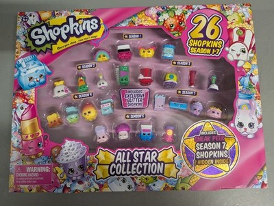 Shopkins All Star Collection - Seasons 1 - 7 - Includes 26 Shopkins - Sealed