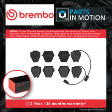 Brake Pads Set fits AUDI A8 D2 2.8 Front 96 to 02 Brembo 4D0698151 4D0698151AC