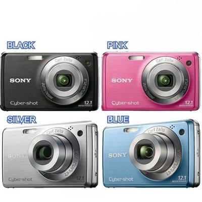 Sony Cyber-Shot DSC-W220 Digital Camera 12.1 MP 4x Optical Zoom English Language