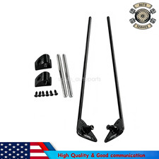 For 1967-1972 Chevroletgmc Truck Sun Visor Brackets Wscrews Lh Rh Pair Black For 1967-1972 Chevroletgmc Truck Sun Visor Brackets Wscrews Lh Rh Pair Black