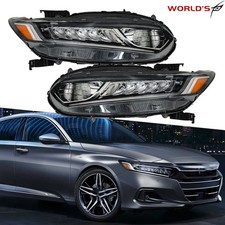 For Honda Accord 2018-2020 Wled Drl Halogen Headlight Assy Headlamp Leftright