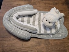 Infant 2 Pc. Carset Inserts, Sherpa Plush, Slippers, Teether And Blanket Bundle.