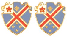 29th Engineering Battalion Distinctive Unit Insignia - Pair
