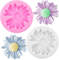 Silikonformen Blumen, 2 StüCk Wachsformen FüR Kerzen GießForm Blumen, Silikonfor
