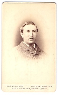 Fotografie Hills & Saunders, Oxford, Porträt eines jungen Mannes 