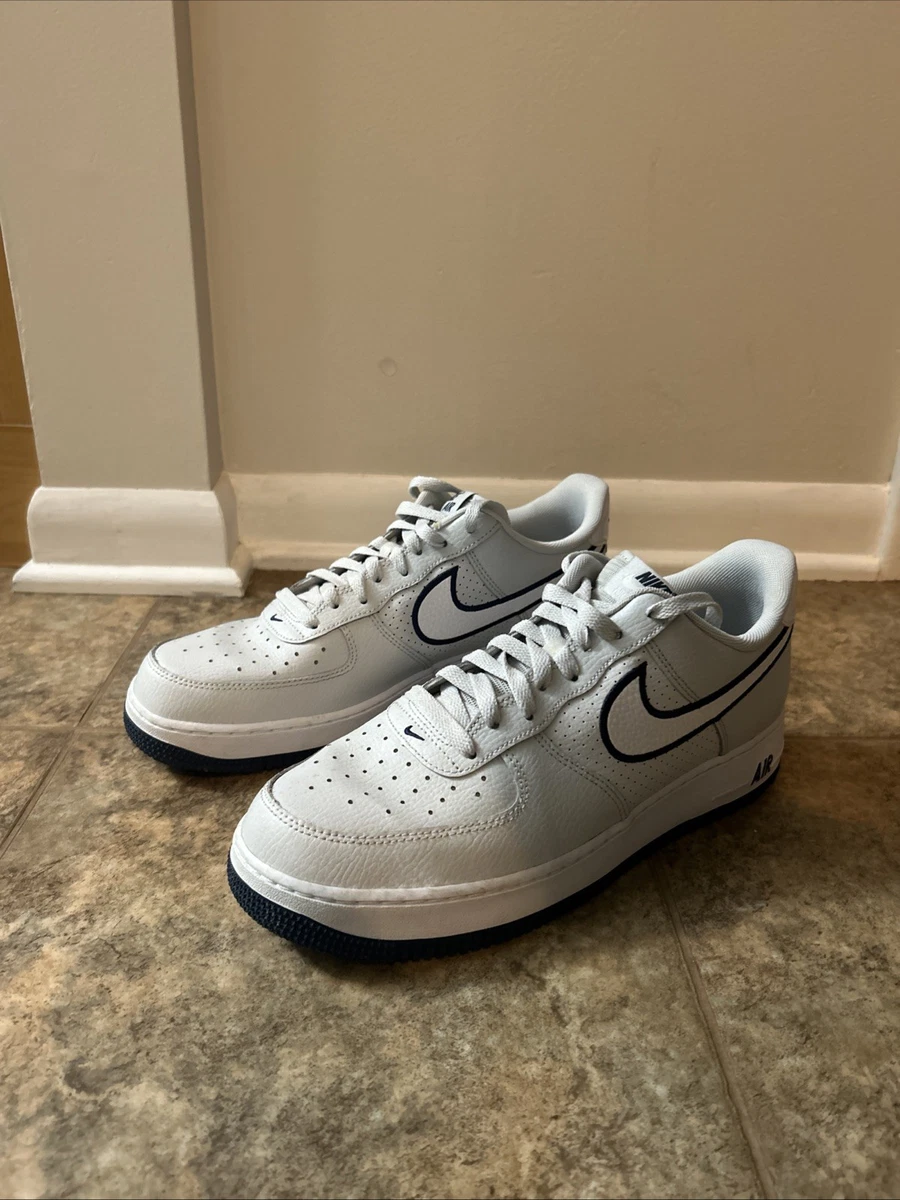 Nike Air Force 1 '07 Embroidered Swoosh - Photon Dust Navy for