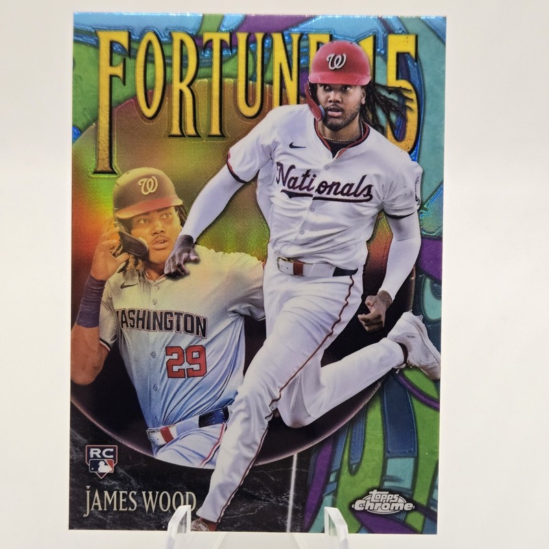 2025 Topps Chrome - Fortune 15 James Wood #F15-10 (RC)