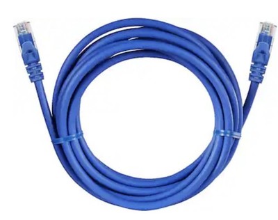 Catergory 6 Patch Cord, 25ft Blue 100% Copper Wire
