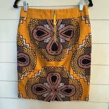 Maeve Anthropologie Women's Clementina Pencil Skirt in Orange Size US 4 EUC